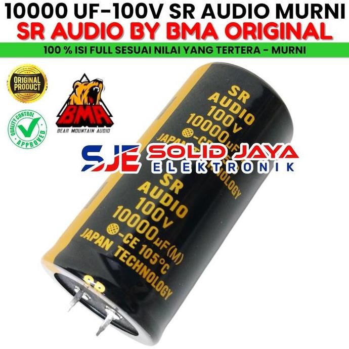 Capasitor Elco Sr Audio 10000 Uf 100 V Elko 10000Uf 100V Mikro Asli Original