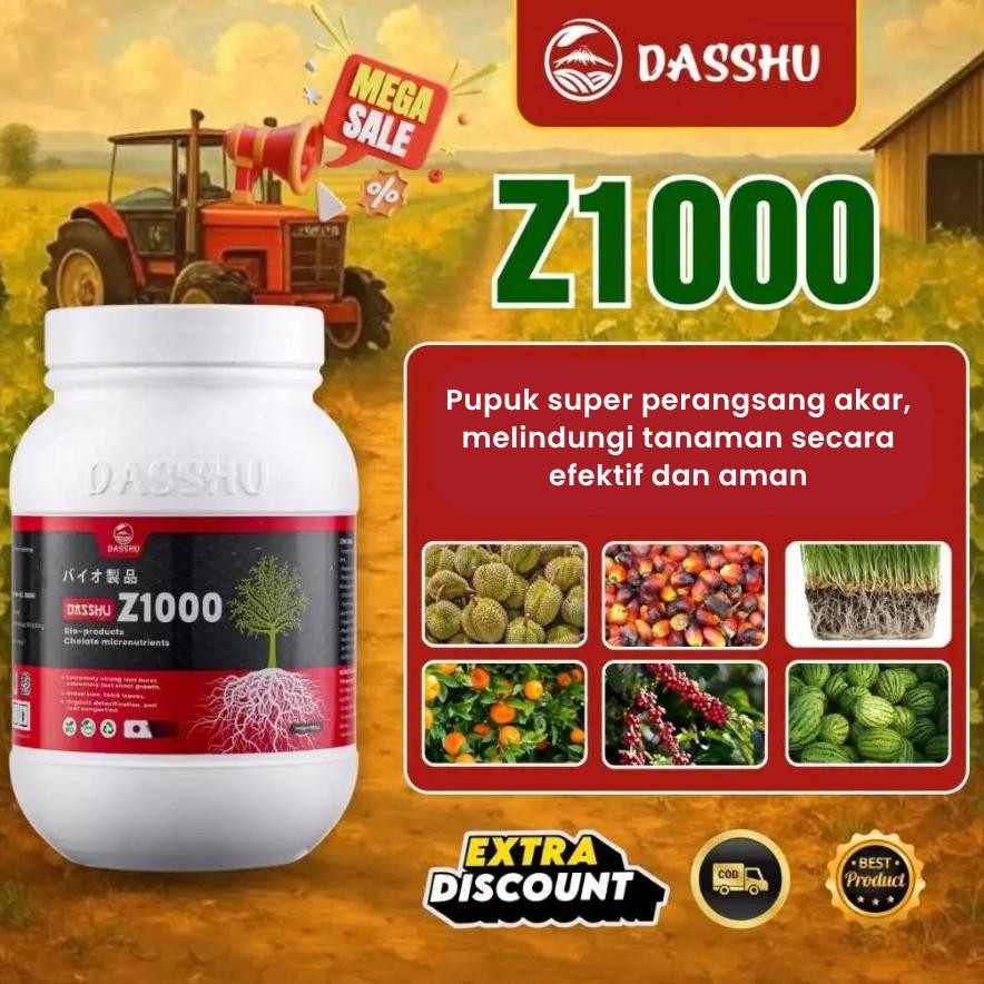 [Beli 3 Gratis 3] (Original) Pupuk Dasshu Jepang Z-1000 Stimulus Akar Batang Daun Sampai Buah