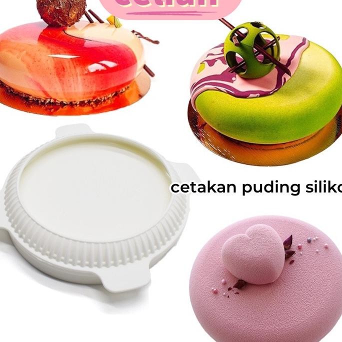 Cetakan Entremet Cake Mold Cetakan Puding Silikonkue Round Entremet Cake Mold Mould Silicone Cetakan