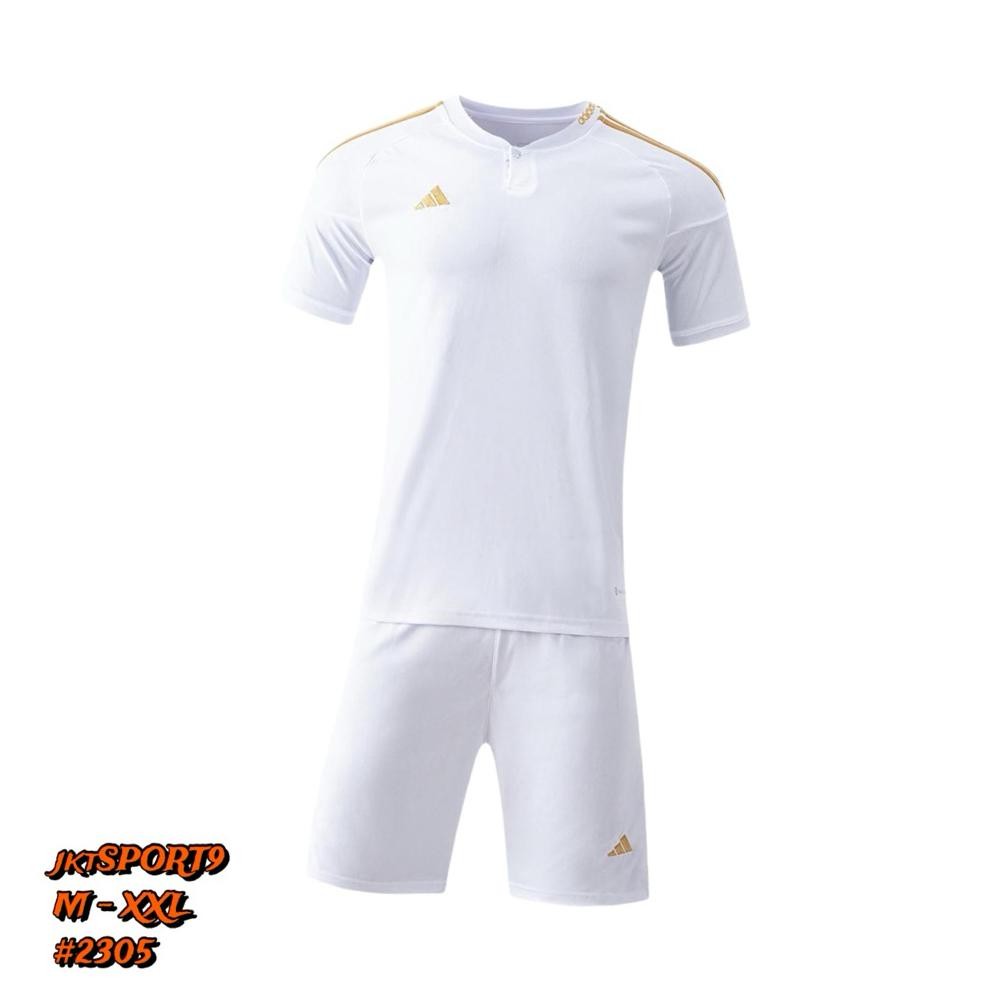 jktSPORT9 | SETELAN JERSEY FUTSAL KERAH KANCING SATU POLOS 7 WARNA SIZE M-XXL NEW 2025 / BAJU FUTSAL