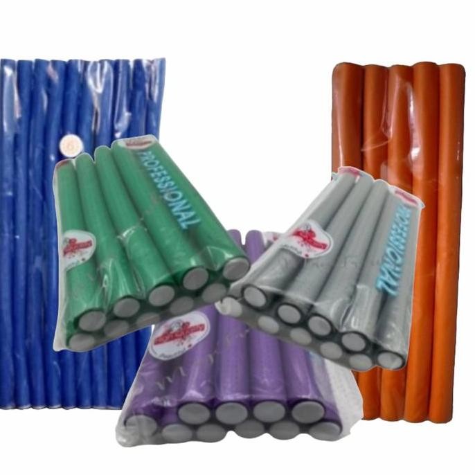 Roll keriting rambut, keriting rambut roll sosis, roll rambut keriting