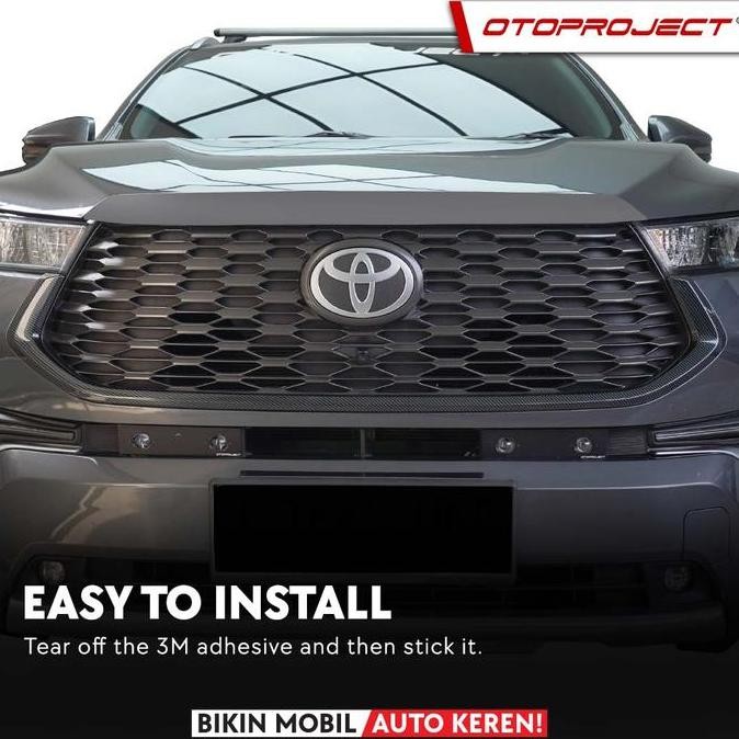 Otoproject - List Front Grill Zenix Carbon | Cover Grill Depan Zenix