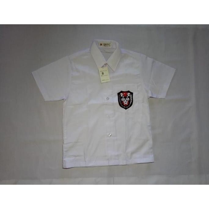 (Expert) SERAGAM SEKOLAH DAVIS HEM PUTIH SD