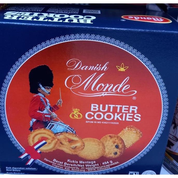 siap kirim] danish monde butter cookies 454g