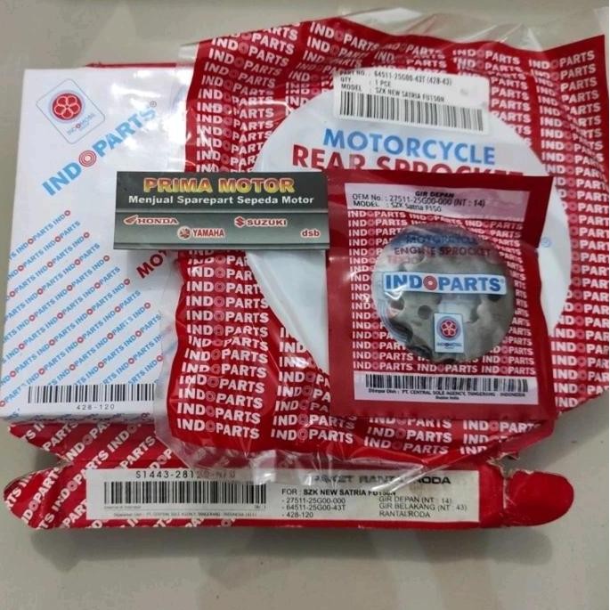GEAR SET SATRIA FU NEW FACE INDOPART GIR SET SATRIA FU INDOPARTS