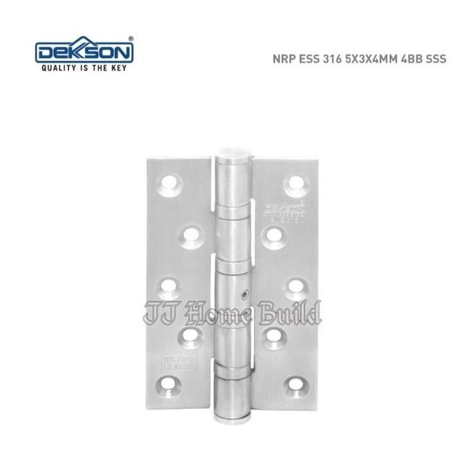 Terbaik Engsel Pintu Dekson 5X3X4Mmx4Bb Nrp Stainless Sus 316 100% Ori