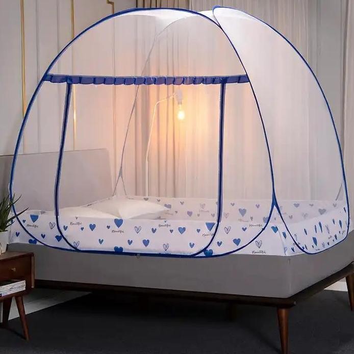 Kelambu super jumbo kelambu kotak lipat kelambu bulat kualitas premium kelambu dewasa kelambu kamar 