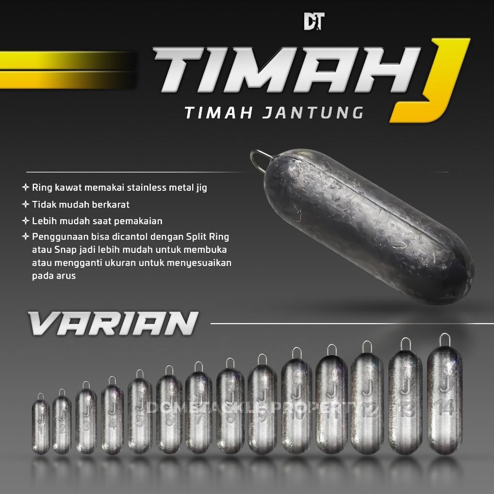 Quality Timah Pancing Kiloan - Timah Jantung Timah J - Timah Labu L - Timah Rudal R - Timah Fisherma