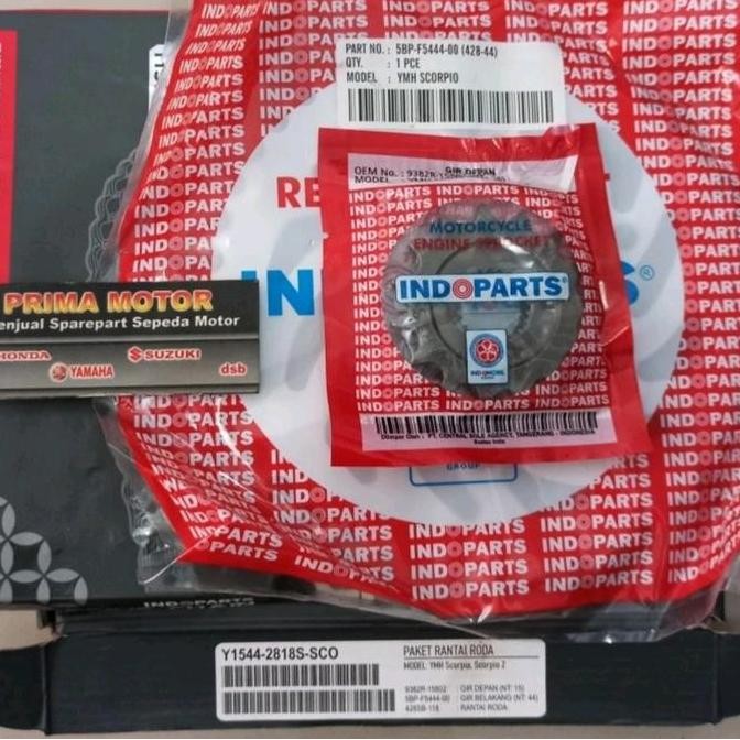 HARGA DISC - GEAR SET SCORPIO Z INDOPART GIR SET SCORPIO Z INDOPART