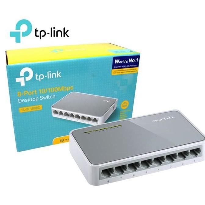 TERBARU - SWITCH HUB TP LINK 8 Port 10/100Mbps TL-SF1008D