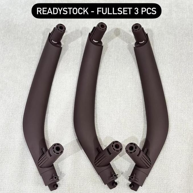 Ready Door Handle Bmw F15 X5 F16 X6 Fullset 3 Pintu Mocha Brown Cokelat Handel Pintu Dalam Doortrim 