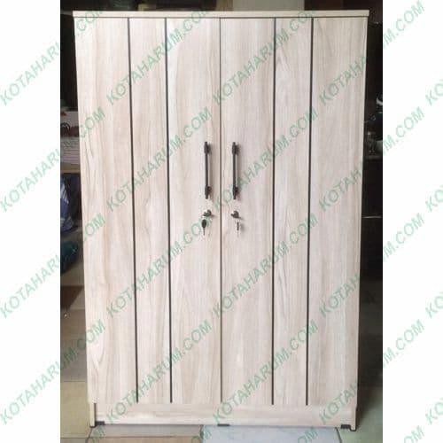 Lemari Kayu 2 Pintu Baju Pakaian Pendek 120 Cm Lunar Bl 05 Bandung Termurah Best Quality 100% Origin