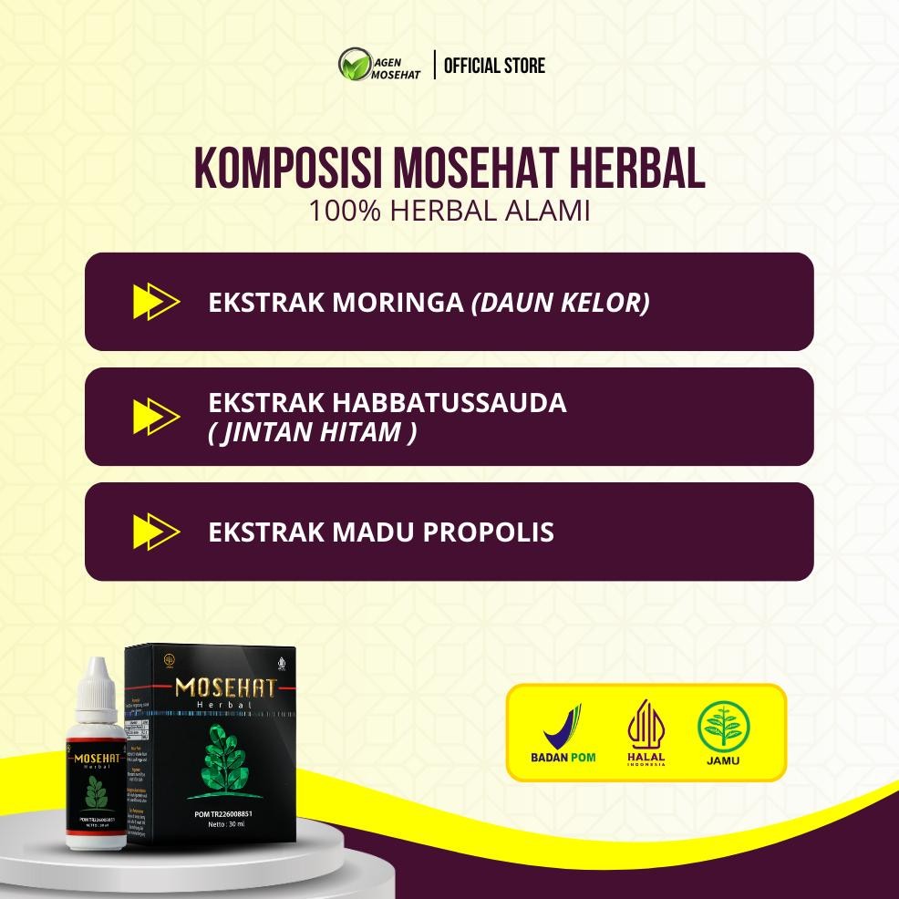 Mosehat Herbal Prostat Jamu Obat Bpom 30Ml