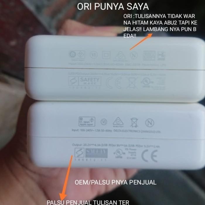 Charger Adaptor Macbook Pro Air Magsafe 3 Original Copotan 87WAT