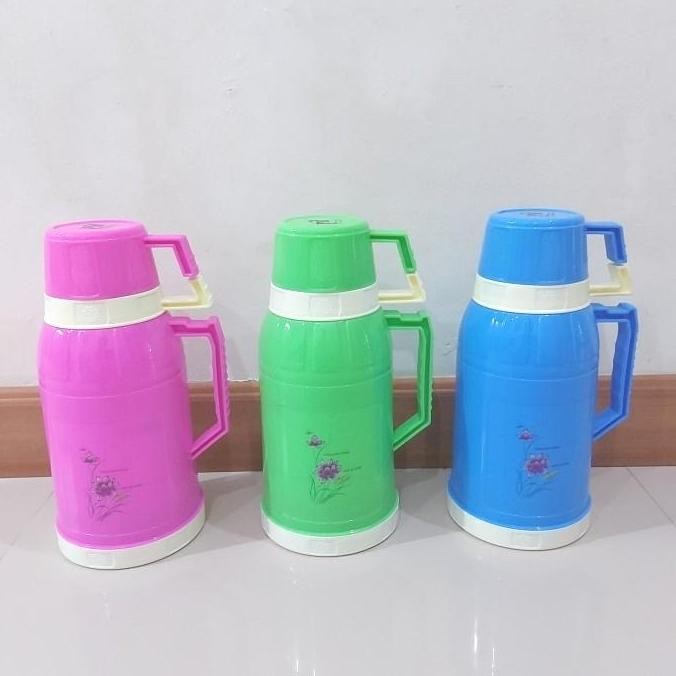 Terbaik Termos Air Panas 1.2 Liter Flower 100% Ori