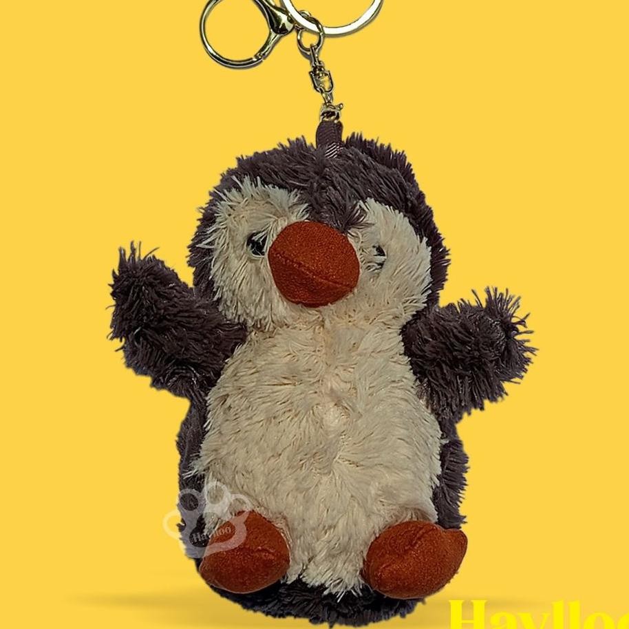 Boneka Hayllo Penguin Bag Charm Gantungan Tas Lucu Pinguin Gemoy Plush Toy Imut Boneka Doll Gemoy