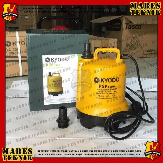 TERBARU KYODO PSP4500L / PSP 4500 / PSP 4500L - POMPA AIR CELUP BAHAN PLASTIK PROMO