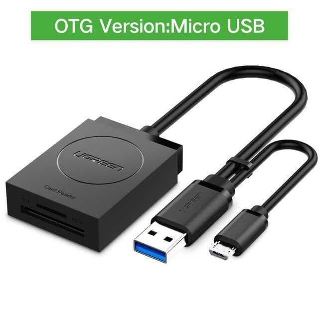 UGREEN 20203 CR127 Card Reader Mini USB 3.0 SD MicroSD TF w OTG