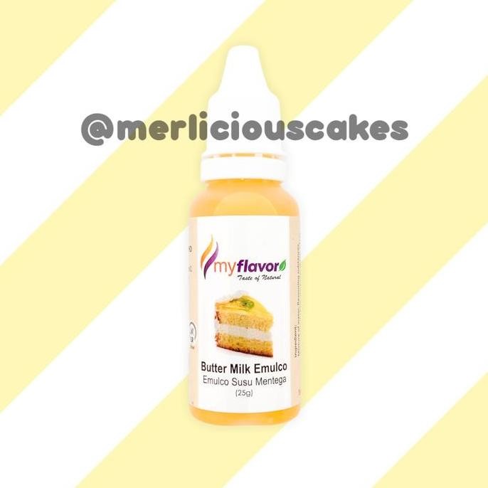 favorit] My Flavor Butter Milk Buttermilk Emulco Perasa dan Pewarna Makanan