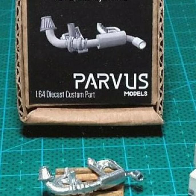 favorit] Parvus Models Exhaust System V2 Knalpot custom Hot Wheels Tomica 1 64