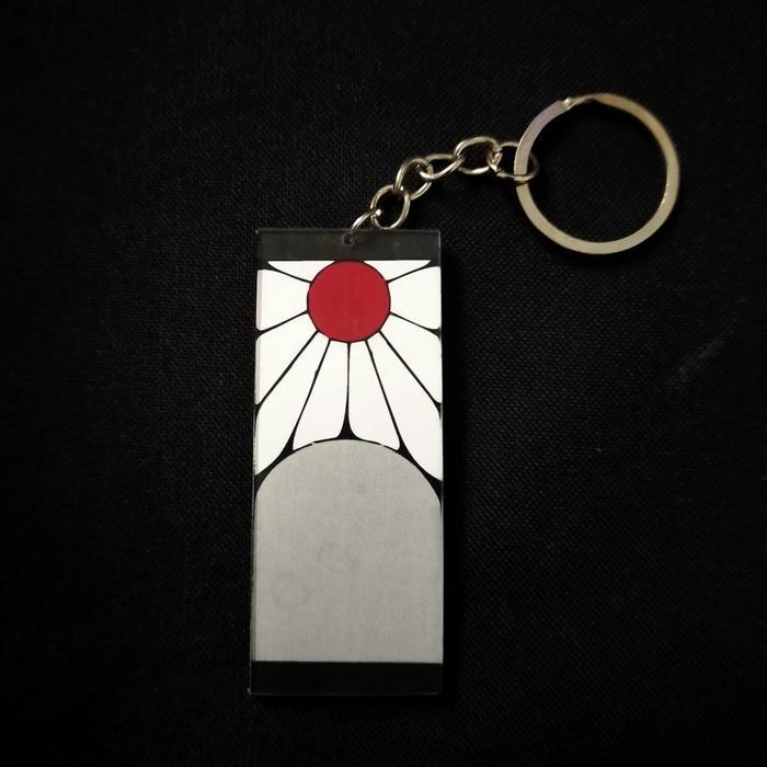 FS Gantungan kunci akrilik anime kimetsu no yaiba / anting tanjiro