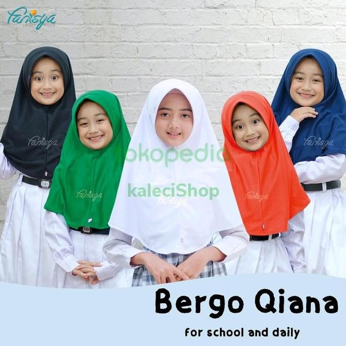 (Expert) JILBAB SEKOLAH SD DAILY BERGO KAOS QIANA FANISYA