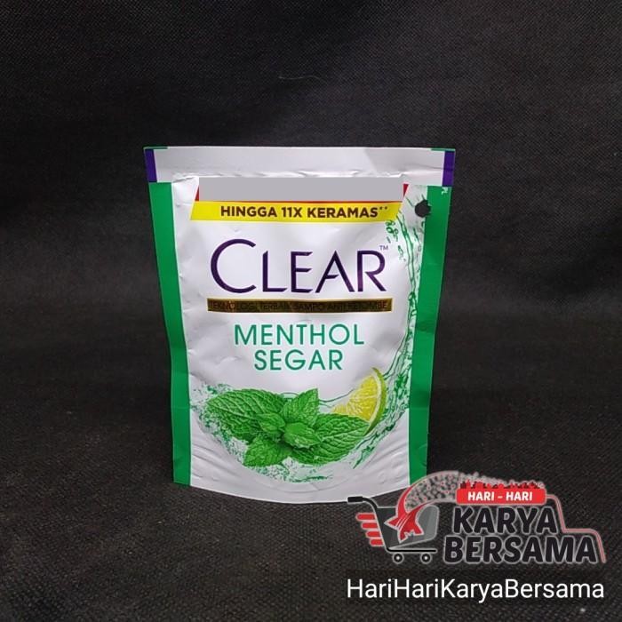 Shampoo Clear Anti Ketombe Ice Cool Menthol Pouch 50Ml New Best Quality 100% Original