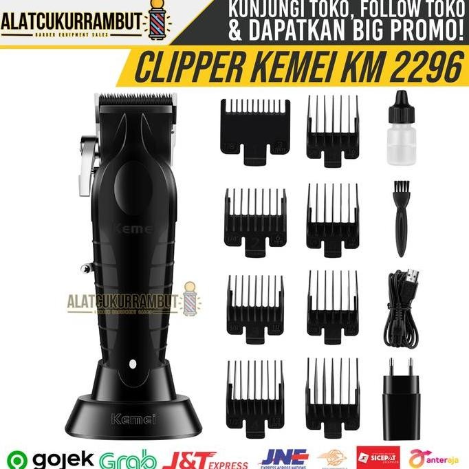 KEMEI 2296 Mesin Cukur Rambut Alat Cukur Rambut Hair Clipper Kemei