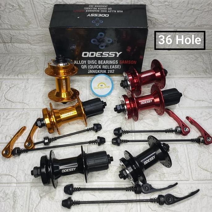 Hub Sepeda 36 Hole Freehub 36H Jangkrik Alloy Disc Bearing ODESSY 282