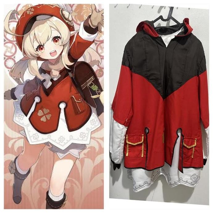 Ready  Cosplay Genshin impact Klee kostum