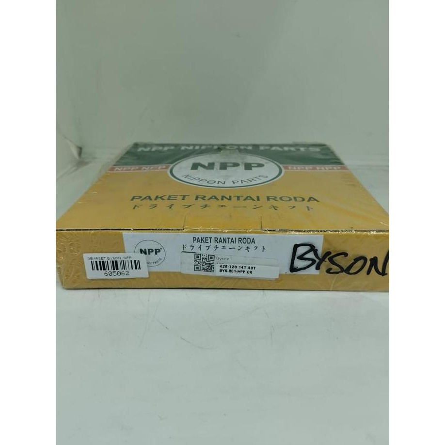 Gearset Byson , Paket Gear & Rantai Yamaha Byson