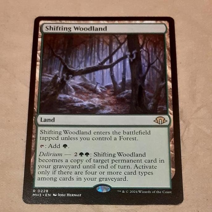 New  MAGIC THE GATHERING MTG Shifting Woodland