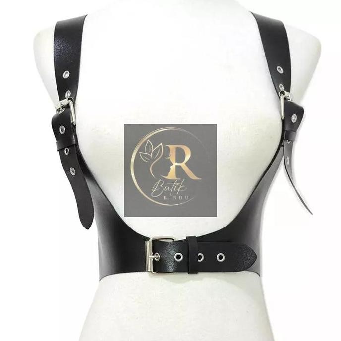 Ready  BUTIK_RINDU (NANA) Body belt harness harajuku choker Halloween Gothic Metal Punk Japanese sty