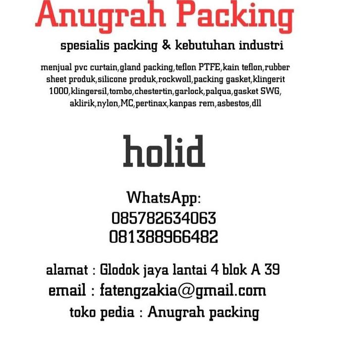 karet sponge sintetis 5mm x 40mm x 1 mtr