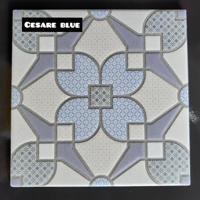 keramik lantai kamar mandi 20x20 casare blue