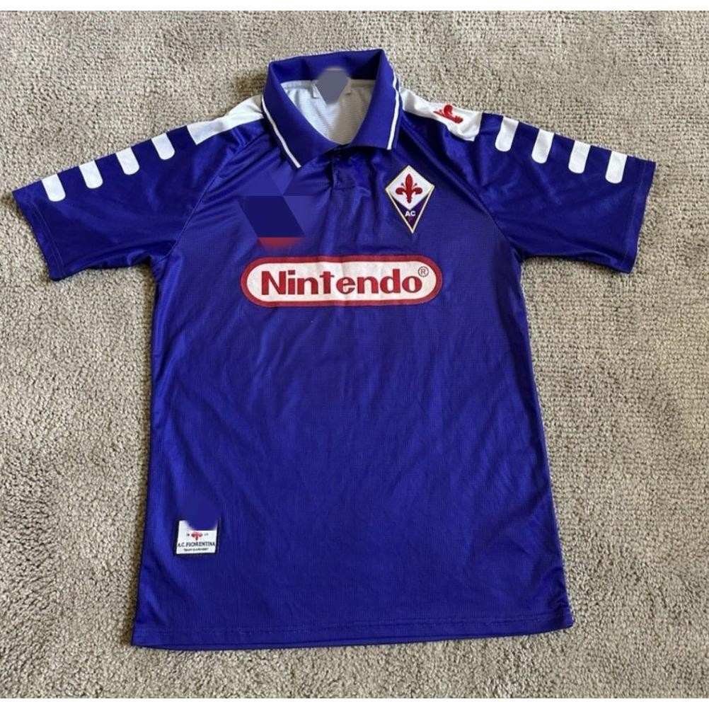Retro/Vintage | Kaos Jersey Retro Fiorentina Home Nintendo 1998 1999 98/99 Grade Ori/Jersey Klasik/J