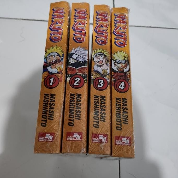 Komik Naruto Bind Up Set Vol 1-4 Segel Ori