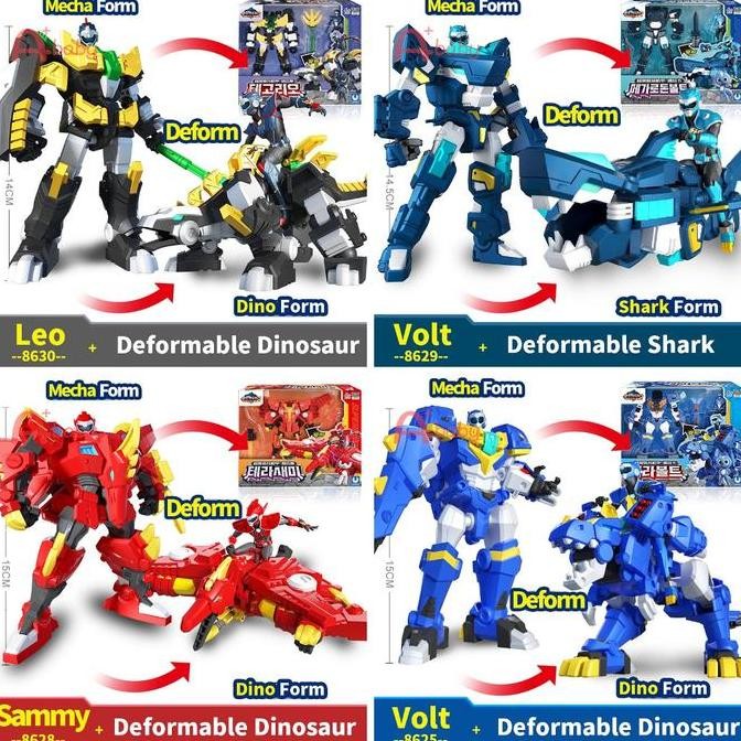 Deformation Robot Mini force Super Dino Sammy Robot Miniforce BARU