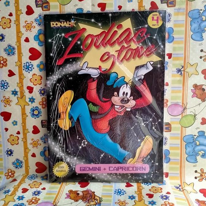 Walt Disney Donal Bebek - Zodiac Stone - Gemini Capricorn - Seri 4