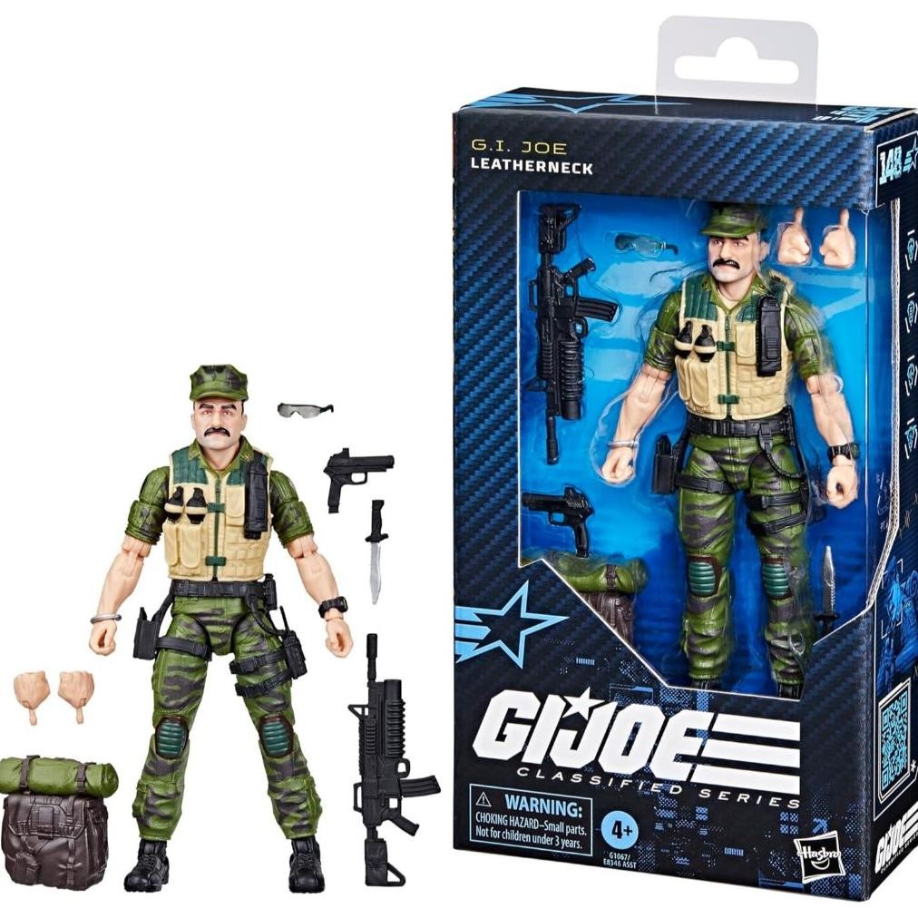 TERJAMIN ASLI READY G.I. JOE CLASSIFIED SERIES #148, LEATHERNECK, COLLECTIBLE 6 INCH ACTION FIGURE