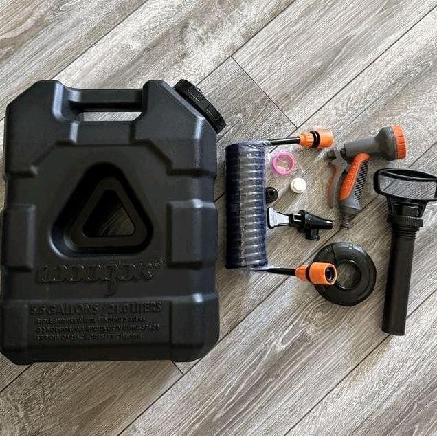 Promo Jerigen Air Kran 21 Liter + Kunci Bracket - Jerigen Camping / Jerigen Outdoor COD