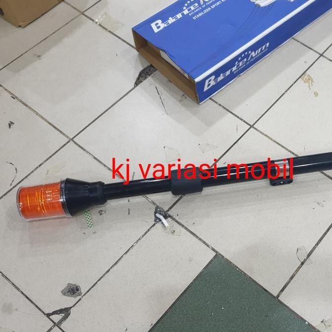 Lampu Strobo Motor Patwal Polisi +Tiang