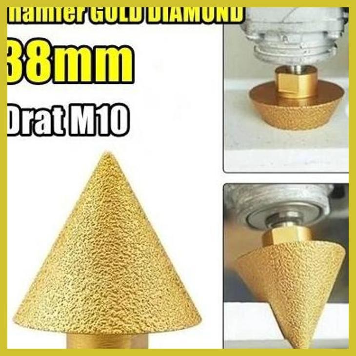 COD MATA BOR COUNTERSINK CHAMFER GRANIT DIAMOND MATA BOR GERINDA PELUBANG GRANIT KERAMIK 38MM 50MM S