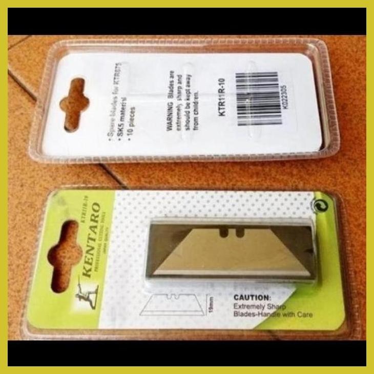 PROMO KENTARO ISI REFILL MATA PISAU CUTTER LIPAT HEAVY DUTY SUPER TAJAM GOOD QUALITY