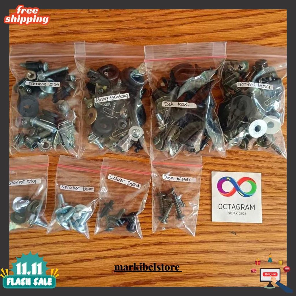 Baut Full Body Nmax Old /Baut Full Set  Bodi Nmax Old 2016-2019/Buat Full Body N-Max Old 2016-2019 O