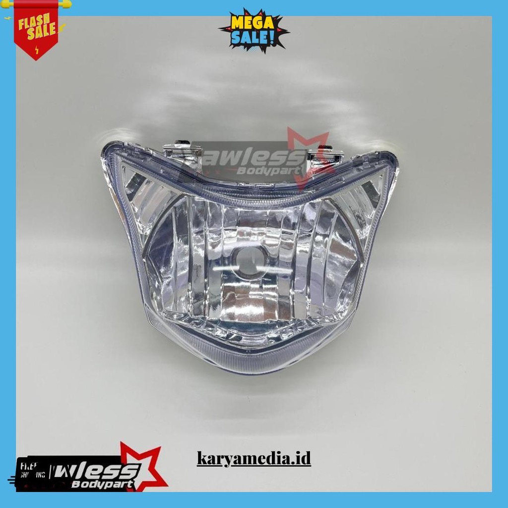 Totok Kepala Revo Fit Fi Revo Injeksi Hitam Komplit / Batok Honda Revo Fi Original Produk