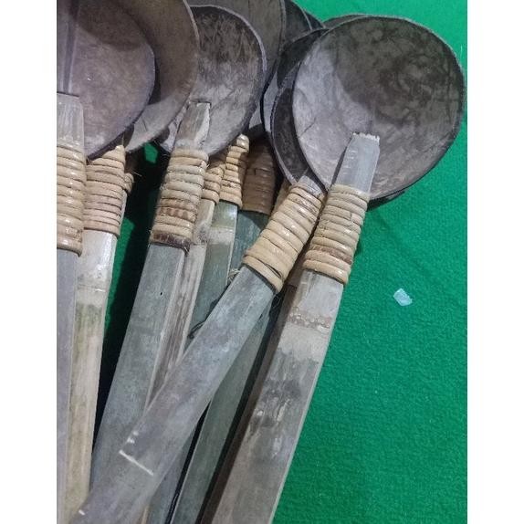 New Irus Batok Kelapa Irus Panjang Sendok Sayur Tradisional