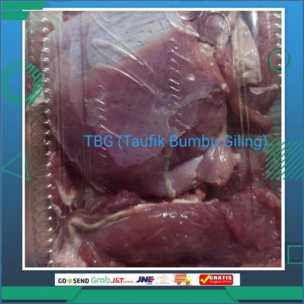 Daging Kambing Segar 1Kg Grab
