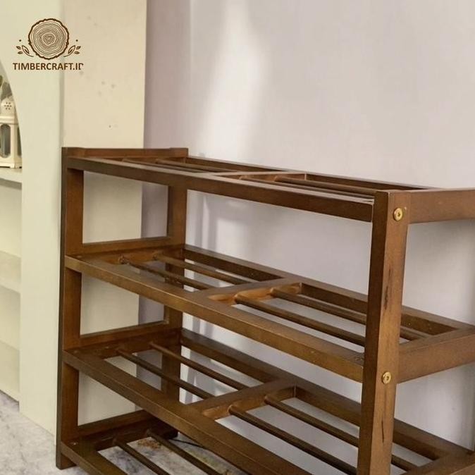 Rak Sepatu Kayu | Wooden Shoe Rack