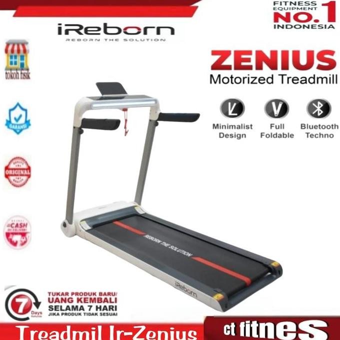Alat Olaraga Treadmil elektrik Zenius Alat Fitnes Gym alat lari